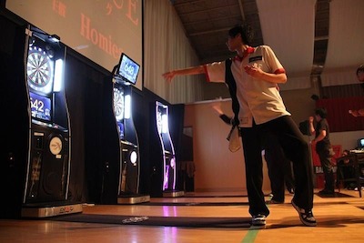 ダーツバーB・Bスタッフ　PERFECTプロ<br>使用ダーツ：